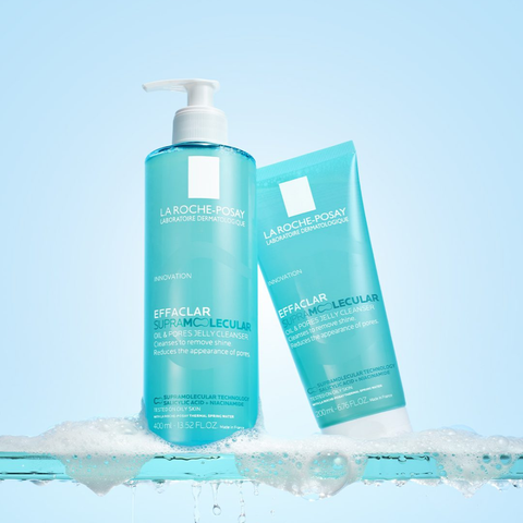 Gel Rửa Mặt Giảm Dầu Sạch Lỗ Chân Lông La Roche-Posay Dermatologique Effaclar Supramolecular Oil & Pores Jelly Cleanser