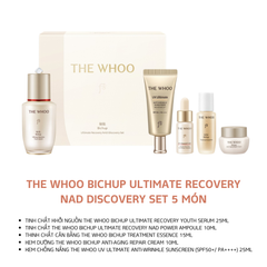 Bộ Dưỡng Da Ngừa Lão Hóa Chuyên Sâu The Whoo Bichup Ultimate Recovery NAD Discovery Set