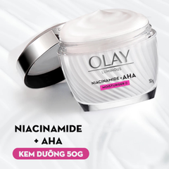 Kem Dưỡng Sáng Da Mờ Thâm Mụn Olay Niacinamide + AHA Moisturizer 50g