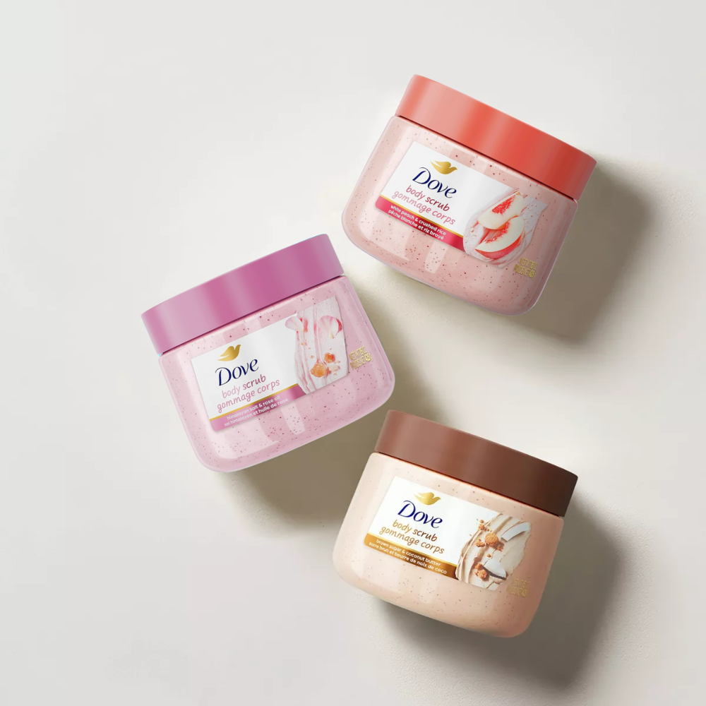 Tẩy Tế Bào Chết Dove Body Scrub Gommage Corps 425g