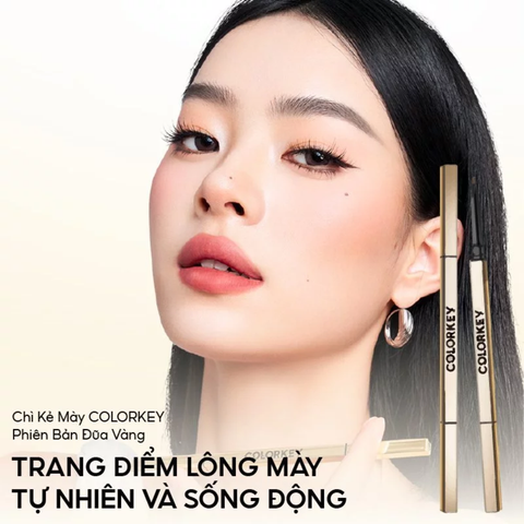 Chì Kẻ Mày Lâu Trôi Kháng Nước Colorkey The Rapid Eyebrow Pencil 0.07g