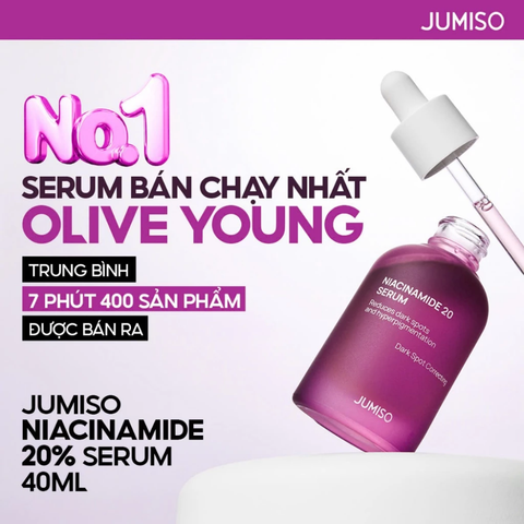 Tinh Chất Dưỡng Sáng Mờ Thâm Jumiso Niacinamide 20 Serum 40ml