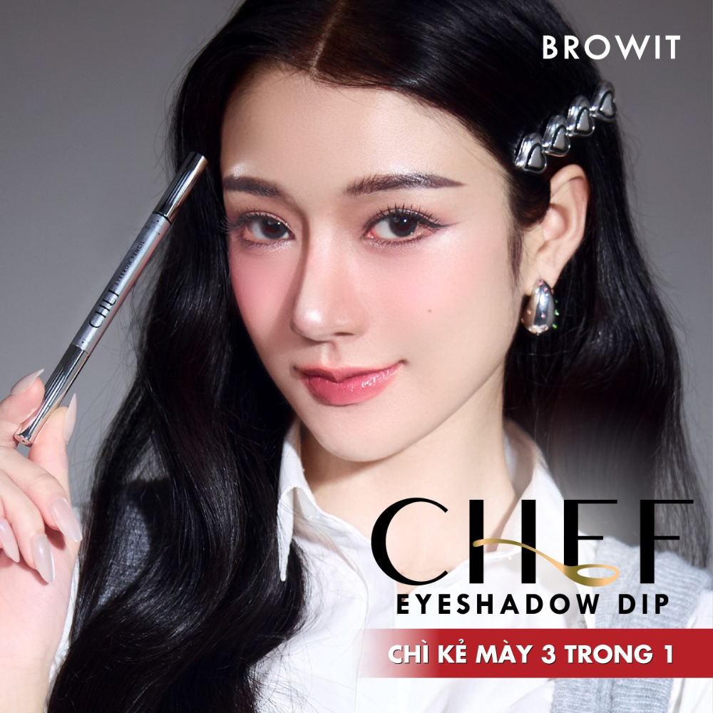 Chì Kẻ Chân Mày Browit By Nongchat Chef Eyebrow Pencil 0.15g