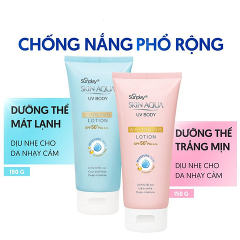 Lotion Chống Nắng Dưỡng Thể Sunplay Skin Aqua UV Body Lotion SPF50+ PA++++ 150g