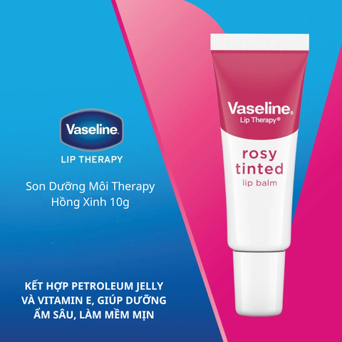 Son Dưỡng Vaseline Lip Therapy Rosy Tinted Lip Balm 10g