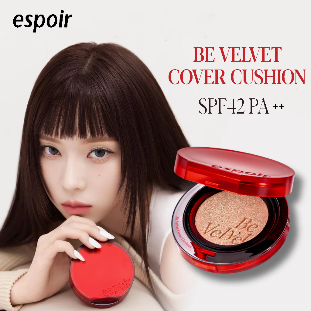 Phấn Nước Che Phủ Lâu Trôi Espoir Be Velvet Cover Cushion SPF42 PA++ 13g