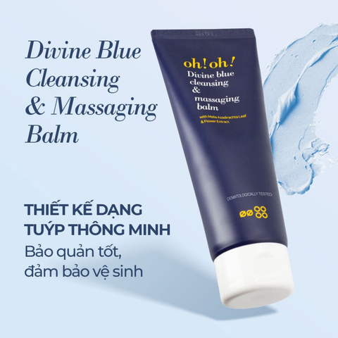 Sáp Tẩy Trang Làm Sạch Sâu Oh!Oh! Divine Blue Cleansing & Massaging Balm 150ml