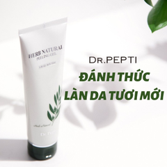 Tẩy Tế Bào Chết Làm Mịn Và Sáng Da Dr.Pepti Herb Natural Peeling Gel 130ml