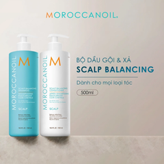 Dầu Gội Và Dầu Xả Cân Bằng Da Đầu Moroccanoil Scalp Balancing Shampoo/Conditioning 500ml
