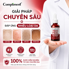 Tẩy Da Chết Hóa Học Compliment Red Peel AHA 30% + BHA 2% 27ml