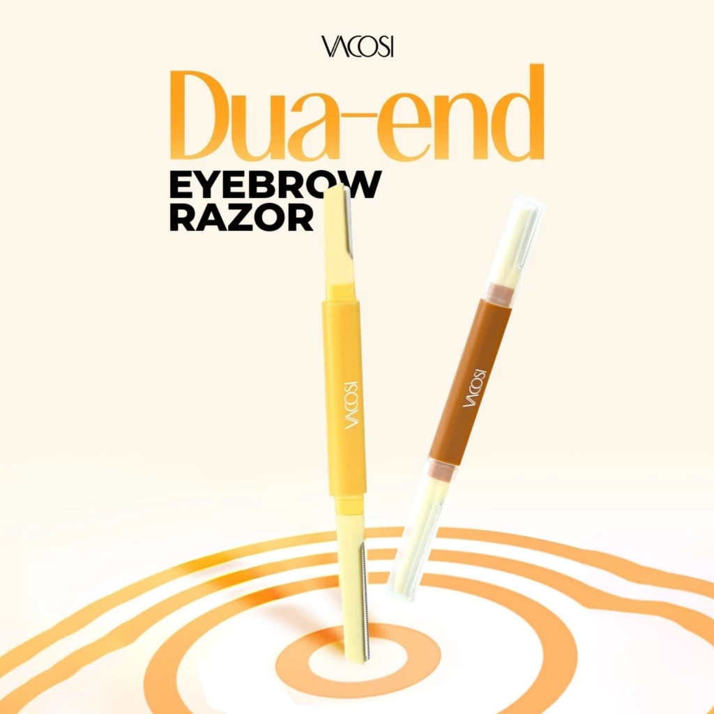 Set Dao Cạo Mày 2 Đầu Vacosi DC17 Dual-End Eyebrow Razor Autumn Pack