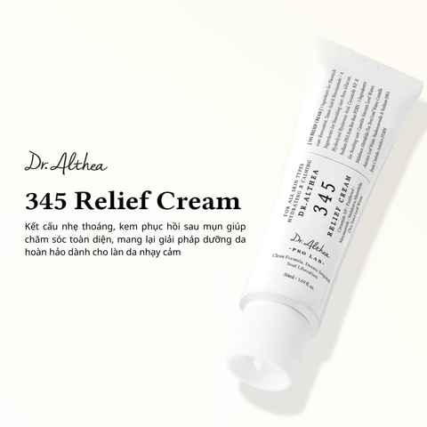 Kem Dưỡng Ẩm Phục Hồi Da Dr.Althea 345 Relief Cream 50ml