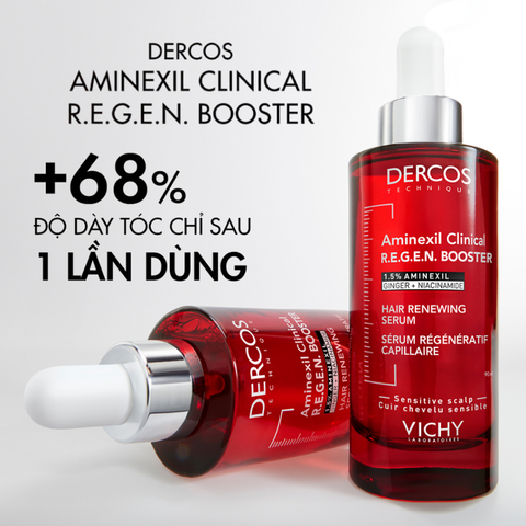 Tinh Chất Ngăn Rụng Tóc Và Làm Dày Tóc Vichy Dercos Aminexil Clinical R.E.G.E.N. Booster Hair Renewing Serum 90ml