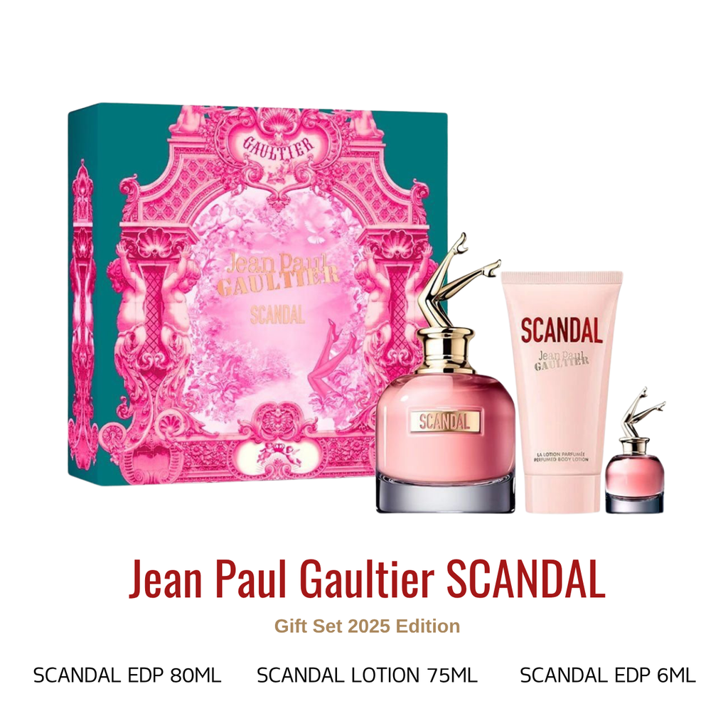 Set Nước Hoa Nữ Scandal Jean Paul Gaultier Eau De Parfum (EDP 80ml + EDP 6ml + Body Lotion 75ml)