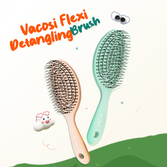 Lược Gỡ Rối Giữ Nếp Tóc Và Massage Da Đầu Vacosi C17 Flexi Detangling Brush