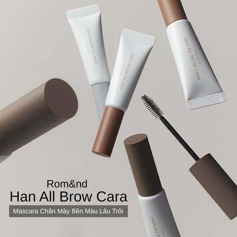 Mascara Chân Mày Bền Màu Lâu Trôi Romand Han All Brow Cara 9g