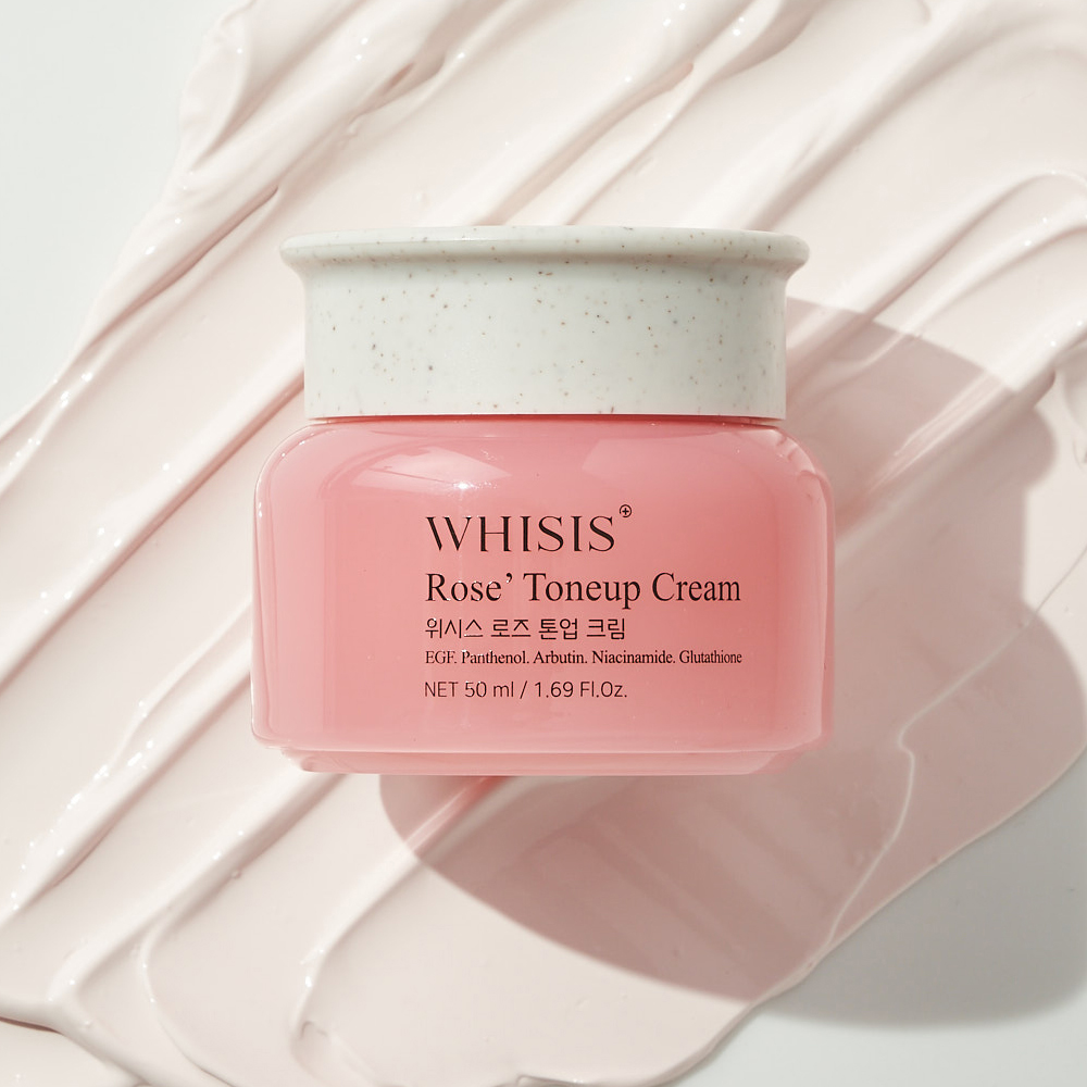 Kem Dưỡng Trắng Nâng Tone Cấp Ẩm Whisis Rose' Toneup Cream 50ml