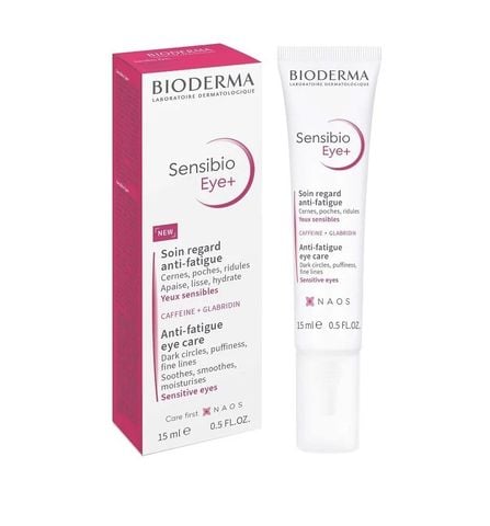 Gel Dưỡng Ẩm Hỗ Trợ Giảm Bọng Mắt Bioderma Sensibio Eye+ 15ml