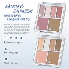 Bảng Phấn Mắt Đa Năng Lemonade Aesthetic Multi-Task Palette 10.8g