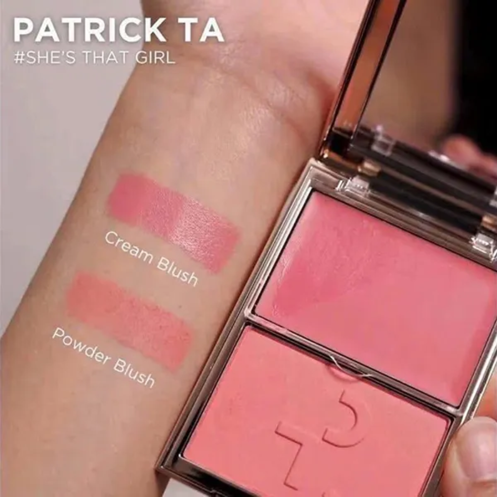 Phấn Má Hồng Kép Patrick TA Double-Take Crème & Powder Blush Duo 5g