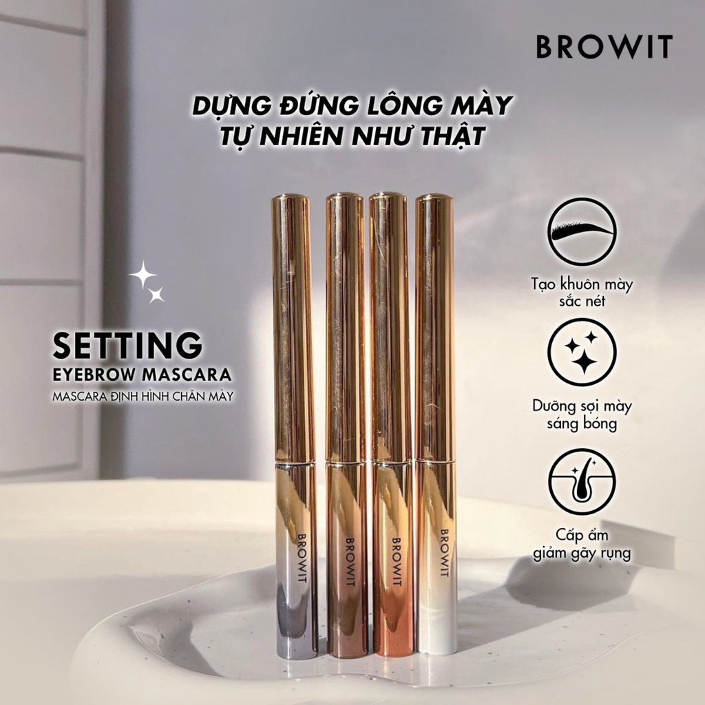Mascara Định Hình Chân Mày Browit Setting Eyebrow Mascara 2g