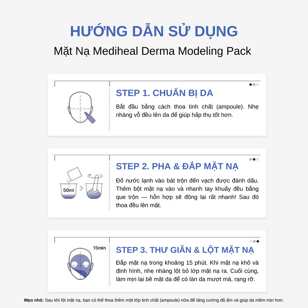 Mặt Nạ Dẻo Mediheal Derma Modeling Pack