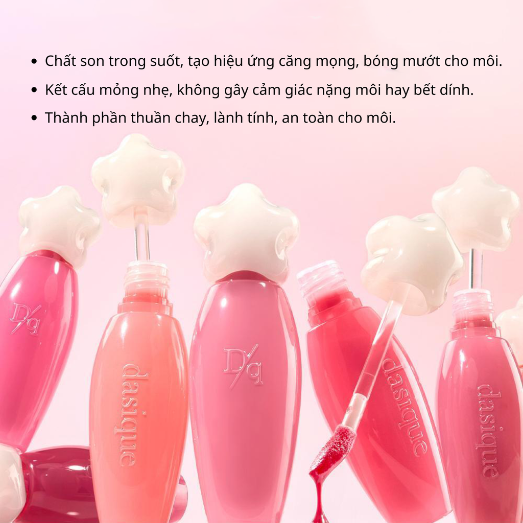 Son Bóng dasique Pure Water Lip Gloss 2.6g