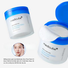 Toner Pad Thu Nhỏ Lỗ Chân Lông Mềm Mịn Da Medicube Zero Pore Pad 70 Miếng