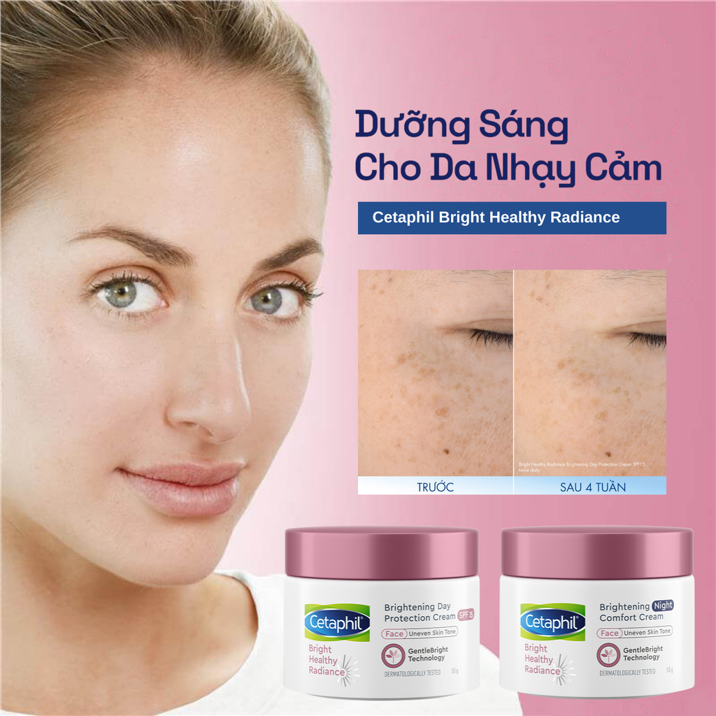 Kem Dưỡng Ẩm Làm Sáng Da Cetaphil Bright Healthy Radiance 50g