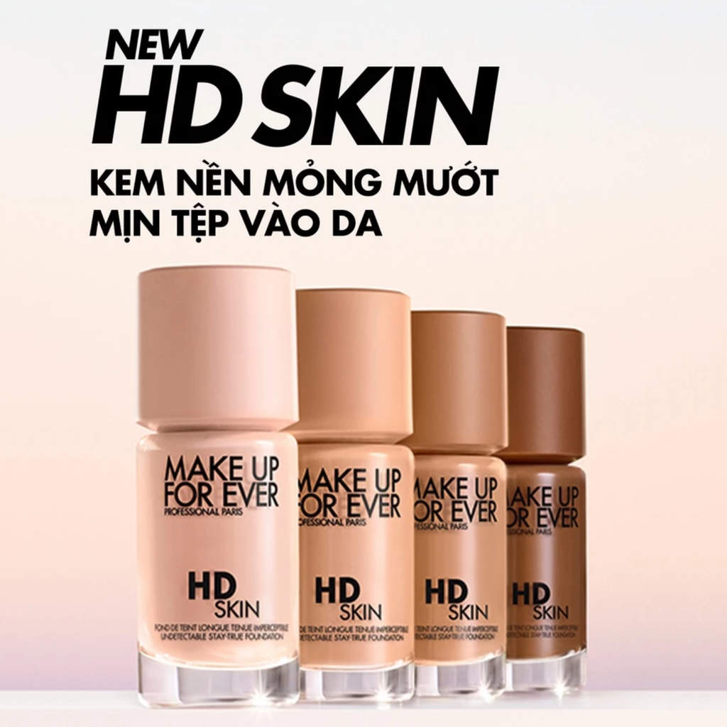 Kem Nền Make Up For Ever HD Skin Foundation 30ml
