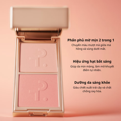 Phấn Má Hồng Patrick Ta Transition Blurring Blush Duo 6g