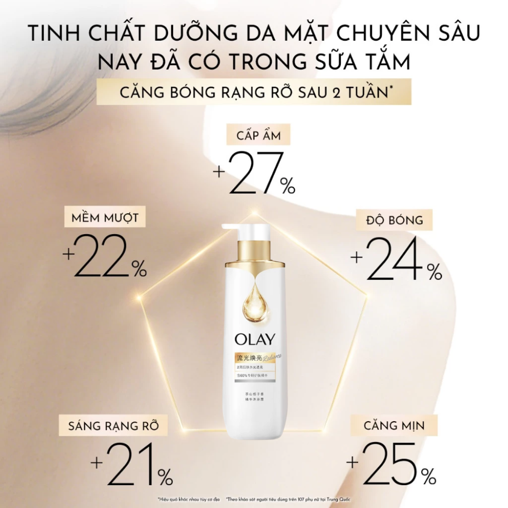 Sữa Tắm Sáng Da Olay Radiance Body Wash 500g