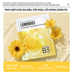 Mặt Nạ Dưỡng Da Colorkey Luminous B3 Facial Mask 30ml