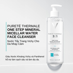 Nước Tẩy Trang Vichy Cho Da Nhạy Cảm Pureté Thermale Mineral Micellar Water For Sensitive Skin