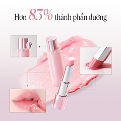 Set Son Dưỡng Espoir Bare Glow Lip Balm 3g #Pinch Rose + Túi Carabiner Pouch