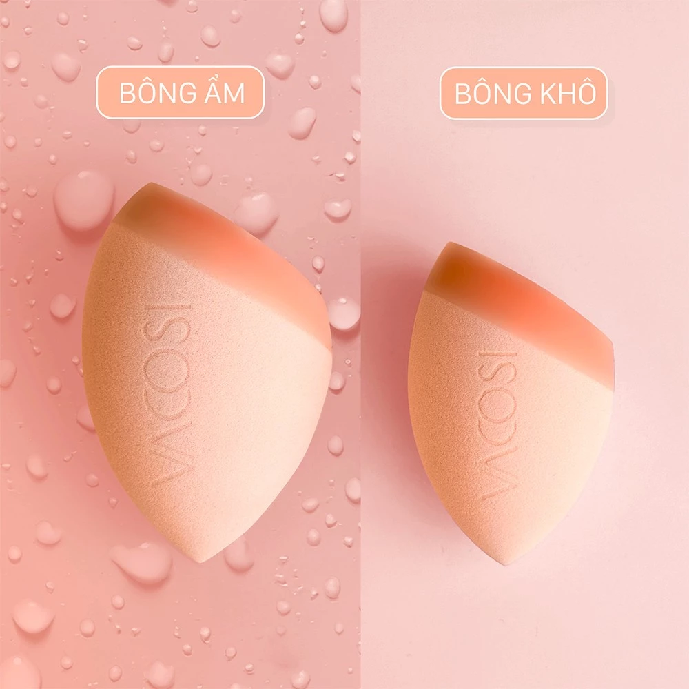 Bông Mút Vát Xéo Phủ Silicone Vacosi PH06 Pro-Crafted Makeup Blender