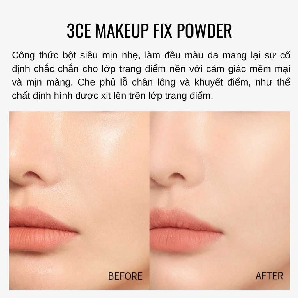 Phấn Phủ 3CE Makeup Fix Powder