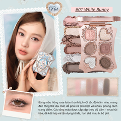 Bảng Mắt Flower Knows Bunny Gadern Collection 6-Color Eyeshadow Palette 6.5g