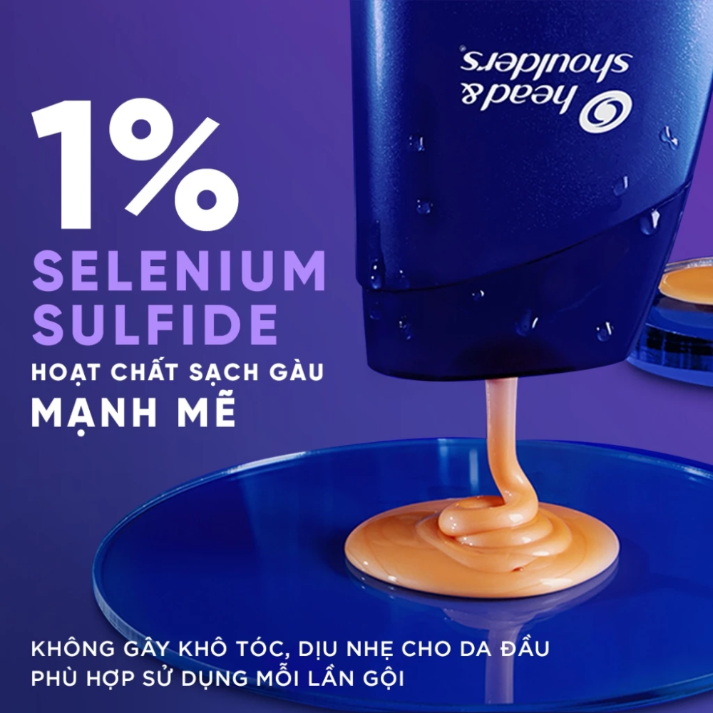 Dầu Gội Làm Sạch Gàu Head & Shoulders Clinical Strength 1% Selenium Sulfide Anti Dandruff Shampoo 400ml
