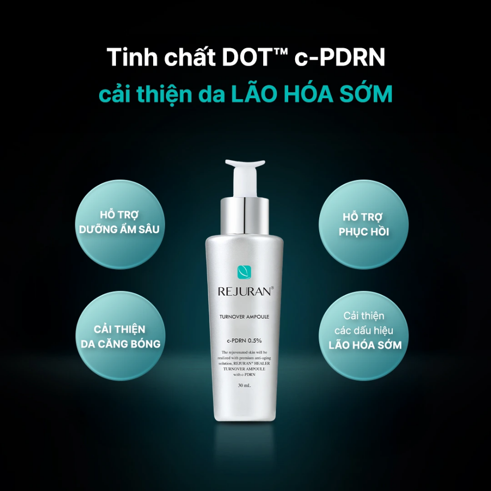 Tinh Chất Hỗ Trợ Phục Hồi Da Rejuran C-PDRN Healer Turnover Ampoule 30ml