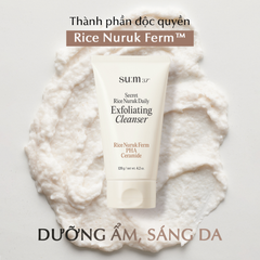 Sữa Rửa Mặt Tẩy Da Chết Sum37 Secret Rice Nuruk Daily Exfoliating Cleanser 160g