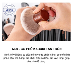 Cọ Phủ Tán Tròn Vacosi M20 Kabuki Small Kabuki Brush