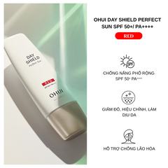 Bộ Sản Phẩm Chống Nắng Dưỡng Da Ohui Day Shield Perfect Sun Red 4PCS Set
