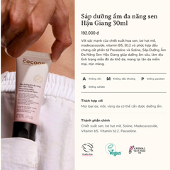 Sáp Dưỡng Ẩm Đa Năng Sen Hậu Giang Cocoon Lotus Multi-Purpose Balm 30ml