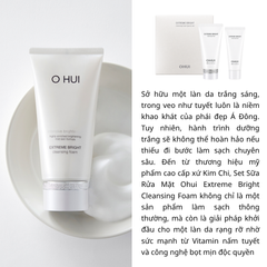 Set Sữa Rửa Mặt Ohui Bright Cleaning Foam Special Set 160ml+100ml