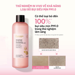 Nước Tẩy Trang Sen Hậu Giang Cocoon Lotus Soothing Micellar Water 500ml