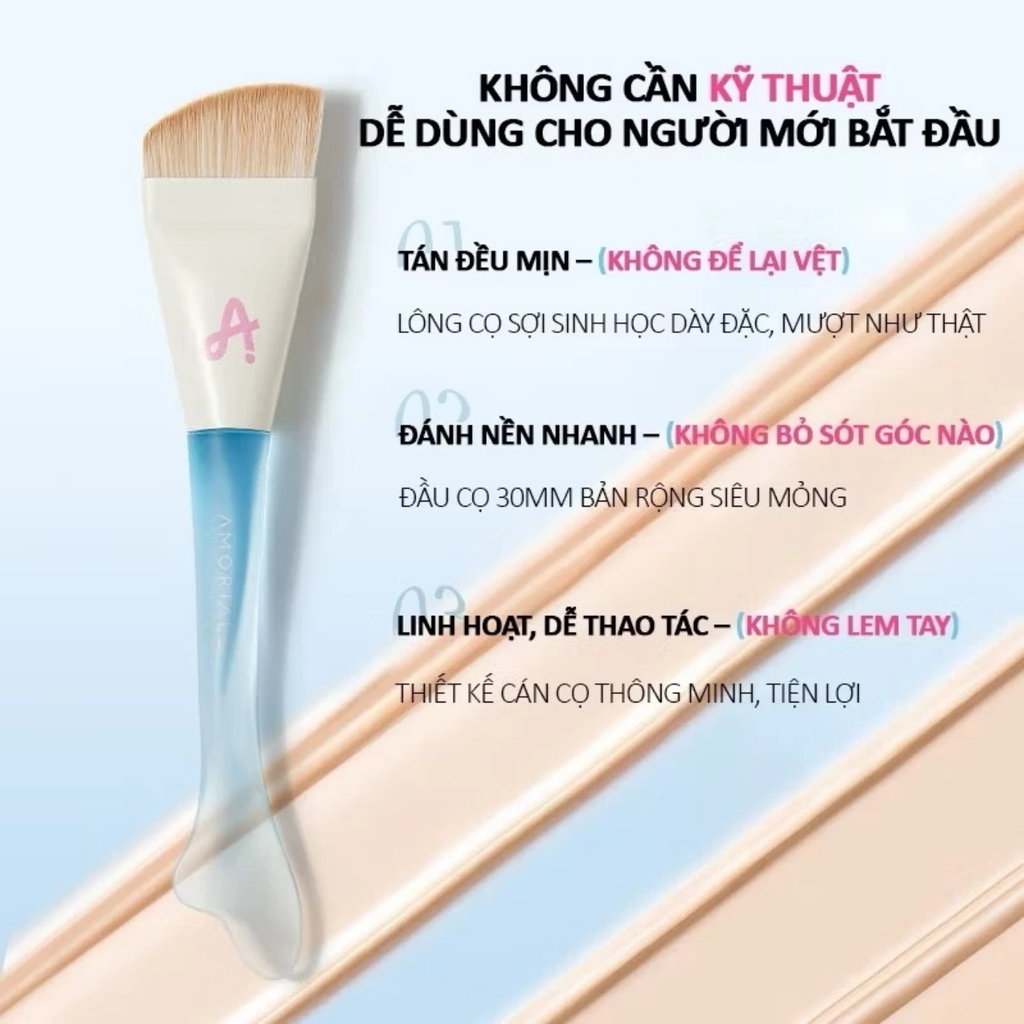 Bộ Cọ Mút Đánh Nền Nàng Tiên Cá Amortals Partner Series Base Makeup Cp Tool Box