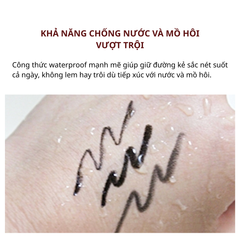 Bút Kẻ Mắt Nước Karadium Waterproof Eyeliner Pen Black 0.55g