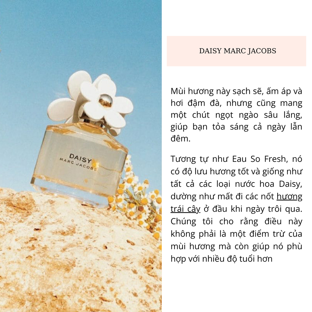 Set Nước Hoa Nữ Marc Jacobs (EDT 100ml + EDT 10ml + Body Lotion 75ml)