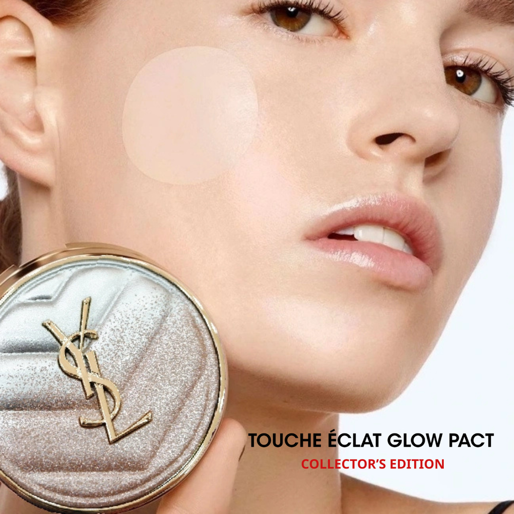 Phấn Nước YSL Touche Eclat Glow-Pact Cushion High Cover Mesh Foundation Collector SPF23 PA++ 12g